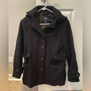 Black XS Gap Pea Coat